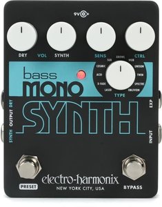 Electro Harmonix: Electro-Harmonix Bass Mono Synth Synthesizer Pedal