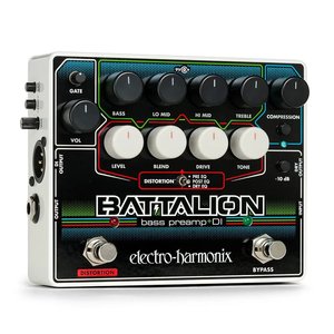Electro Harmonix: Electro-Harmonix Battalion Bass Preamp & DI Pedal