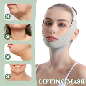 Products: V-line Lifting Mask Chin Strap–Reusable Face Slimming Bandage