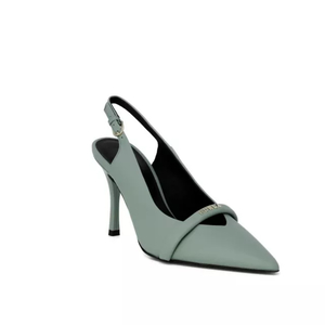 Products: Furla Women’s Green Leather Pumps – Elegant 60mm Core