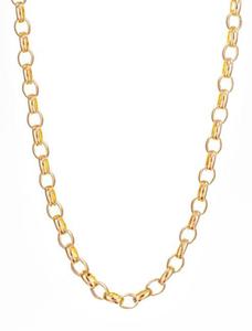 9k oval belcher chain (BO2) 50cm - Max Wilson Diamond Jeweller, Diamond Ring Specialists