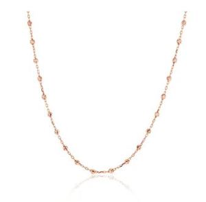 9k rose gold 45cm ball chain - Max Wilson Diamond Jeweller, Diamond Ring Specialists