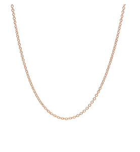 9k rose gold cable chain 45cm - Max Wilson Diamond Jeweller, Diamond Ring Specialists