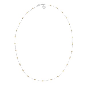 Petite Algonquin Gold And Silver Necklace - MW Diamond Jeweller