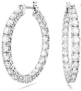 Products: Wondrous Matrix Hoop Earrings - MW Diamond Jeweller