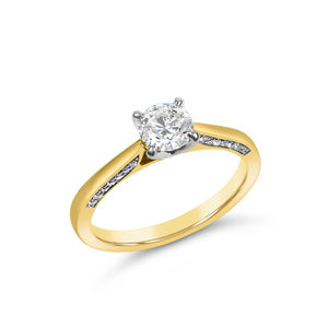 Diamond Solitaire Ring With Halo - MW Diamond Jeweller