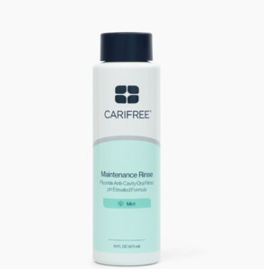 Protect And Strengthen: CariFree Anti-Cavity Maintenance Rinse - Mint (473ml)