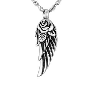 All Items - My Angel Cremation Jewellery Cremation or Keepsake Jewellery and Urns for ashes: Rose Wing