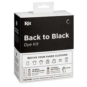 Back to Black Dye Kit - Bernina Sewing Centre Tauranga