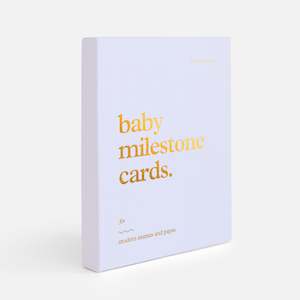 All: Baby Milestone Cards Powder Blue