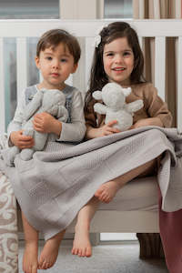 All: Merino Textured Blanket