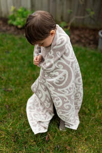 All Blankets: Personalised Merino blanket - Pēpi Kowhaiwhai