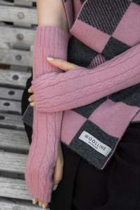 All: Possum & Merino Long Cables Glovelet