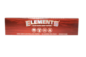 Elements: Elements Slow Burn Papers King Slim Red