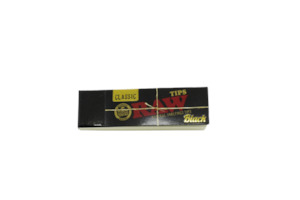 Rolling Paper: Raw Classic Black Tips 14057