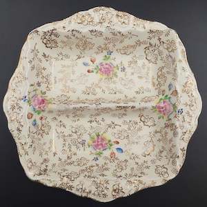 Dish: James Kent - Embassy 3086 - Segmented Square Dish