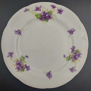 China Brand Adderley England: Adderley - Violets - Side Plate