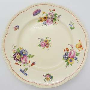 China Brand Cauldon England: Cauldon - Floral Sprays - Salad Plate