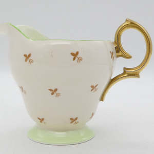 Bell China - Green and Light Beige - Milk Jug