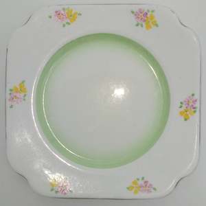 Bell China - Small Pink and Yellow Flowers - Side Plate