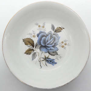 China Brand British Anchor England: British Anchor - Blue Roses - Small Bowl