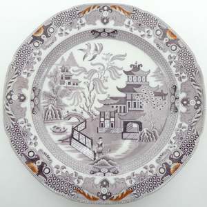 Burleigh - Willow, Brown - Salad Plate