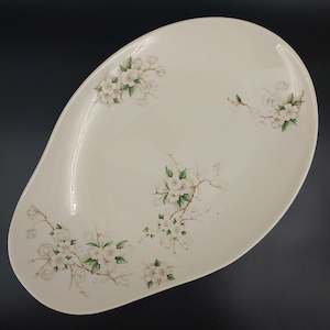 China Brand Clarice Cliff England: Clarice Cliff - Blossom Time - Platter