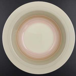 China Brand Susie Cooper England: Susie Cooper - Banding, Pink 699 - Coupe Bowl