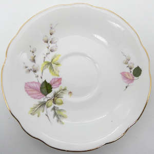 China Brand Duchess England: Duchess - Pink Leaves - Saucer