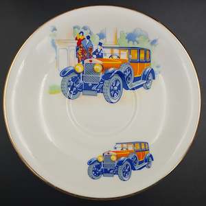 China Brand Elizabethan England: Elizabethan - Vintage Car - Large Saucer