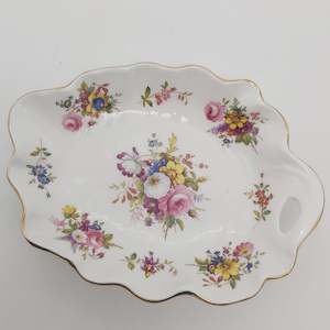 China Brand Hammersley England: Hammersley - Howard's Spray - Leaf-shaped Dish