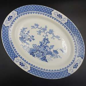 China Brand J G Meakin England: J & G Meakin - Pagoda - Platter, Large