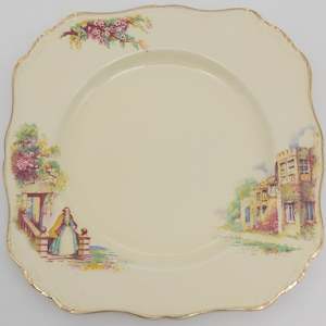 J & G Meakin - Dorothy Vernon - Square Plate