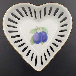 Schwarzenhammer - Plums - Heart-shaped Trinket Dish