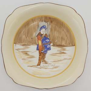 China Brand Hollinshead Kirkham England: Hollinshead & Kirkham - Sir John Falstaff - Hand-painted Bowl