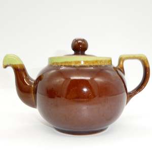 Denby Stoneware - Green and Brown - Teapot. 1.25 Pint