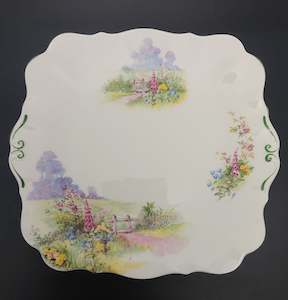 Bell China - Meadowside - Cake Plate