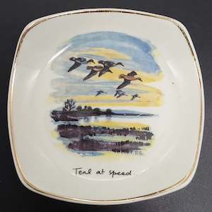 China Brands M: Midwinter - Teal at Speed, by Peter Scott - Butter Pat