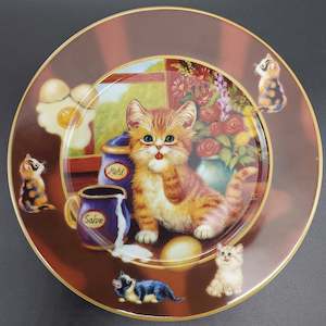 Mitterteich - Funny Cat Pranks: I Can Never Get Enough of It - Display Plate