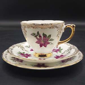 China Brands S: Sutherland - Purple Clematis - Trio