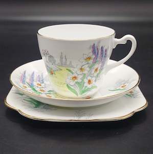 China Brand Colclough England: Colclough, H J - Garden Flowers - Trio