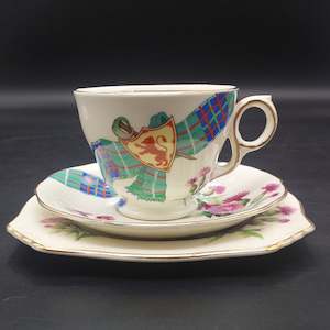 China Brand Grimwades And Royal Winton England: Royal Winton - Tartan and Thistle - Trio