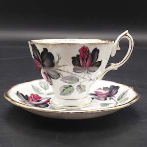 China Brand Royal Albert England: Royal Albert - Masquerade - Demitasse Duo