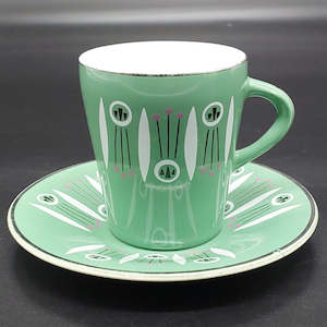China Brand Palissy England: Palissy - Kon-Tiki - Demitasse Duo