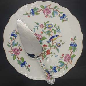 China Brands A: Aynsley - Pembroke - Cake/Pavlova Plate and Server