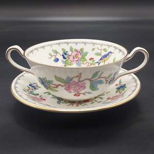 China Brands A: Aynsley - Pembroke - Soup Bowl and Saucer