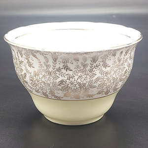 Colclough - Gold Filigree Band with Yellow - Sugar Bowl