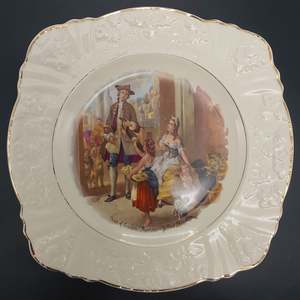 China Brands I J: J & G Meakin - 18th Century Customs: Cries of London, Primroses - Salad Plate