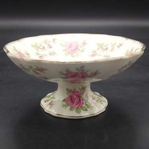 China Brands I J: James Kent - Pink Roses, 3084 - Pedestal Bowl