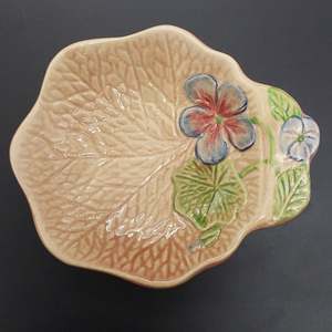 China Brands M: Melba Ware - Blue Flowers - Condiment/Trinket Dish